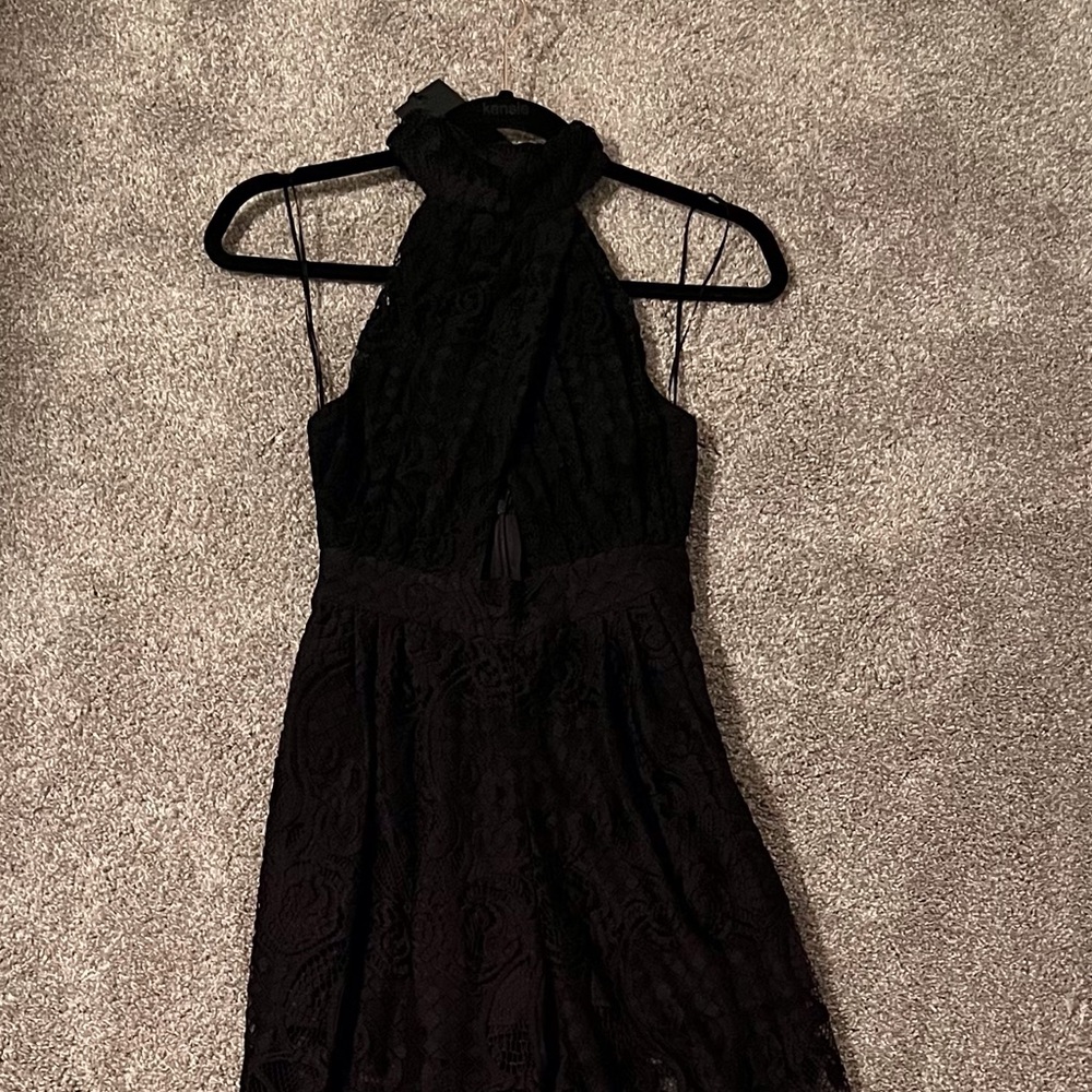 Kendall & Kylie halter-neck lace jumpsuit with cutouts XS - Picture 10 of 11
